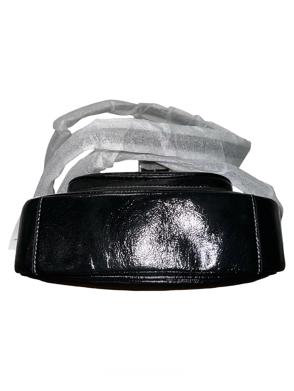 NWT Coach Ashton Mini Shoulder Bag Black Patent Leather - Picture 5 of 7